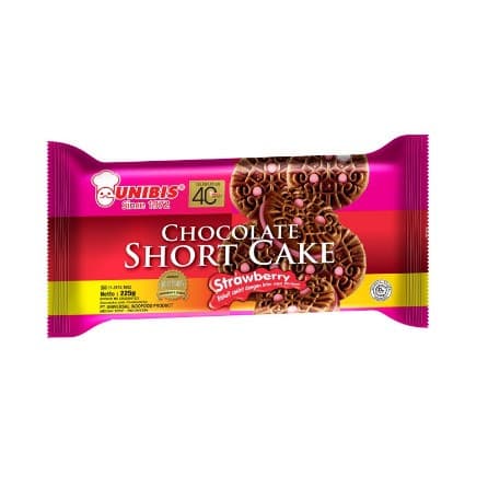 UNIBIS SHORT CAKE STRAWBERRY 225G
