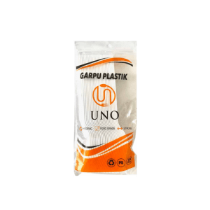 UNO GARPU PLASTIK 25'S PUTIH PCK 