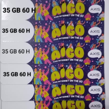 Voucher Axis Aigo 50GB 60h / 40GB 60h lama