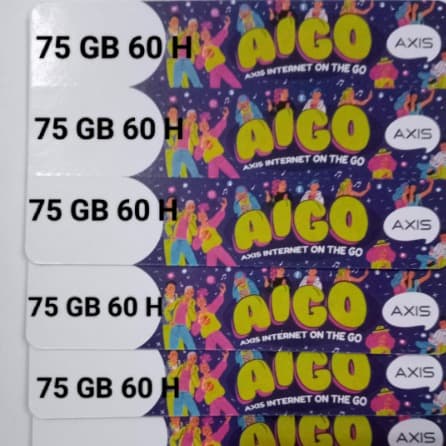 Voucher Axis Aigo 90GB 60h / 85GB 60h lama