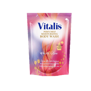 VITALIS BODY WASH WHITE GLOW PCH 450mL