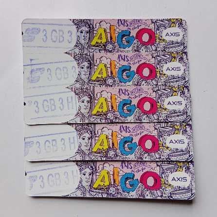 Voucher Axis Aigo 5GB 3h / 4gb 3h lama