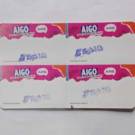 Voucher Aigo 15GB 14h New