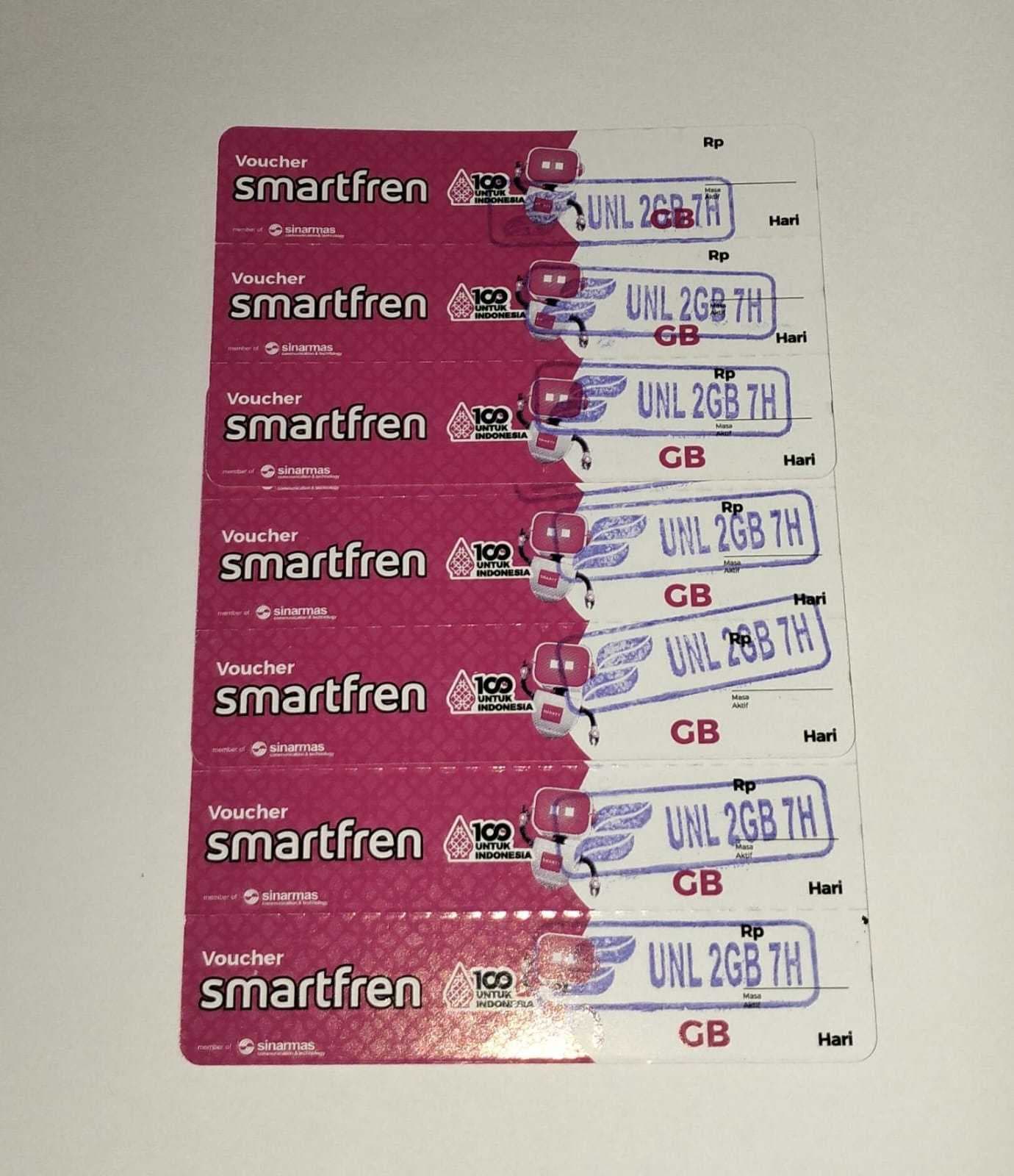 Voucher Smartfren SCJ Unl 3GB 7hari New