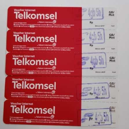 Vocer Telkomsel 4gb 5 hari New