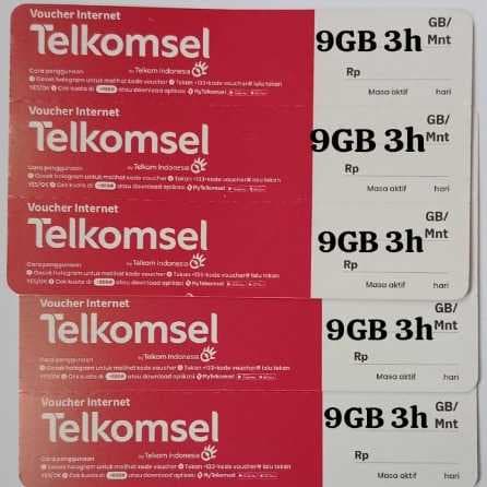 Vocer Telkomsel 9gb 3h New