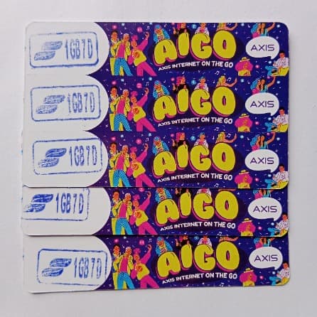 Voucher Axis Aigo 3GB 7h / 1.5GB 7h lama