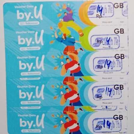 Voucher By.U 14GB 7h New