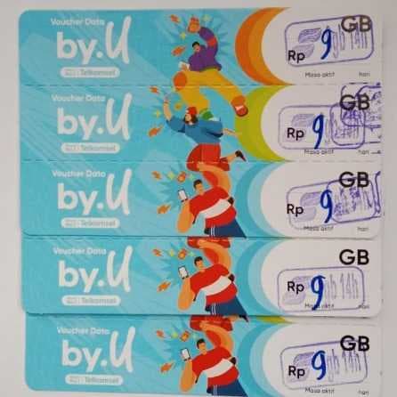 Voucher By.U 9gb 14h New