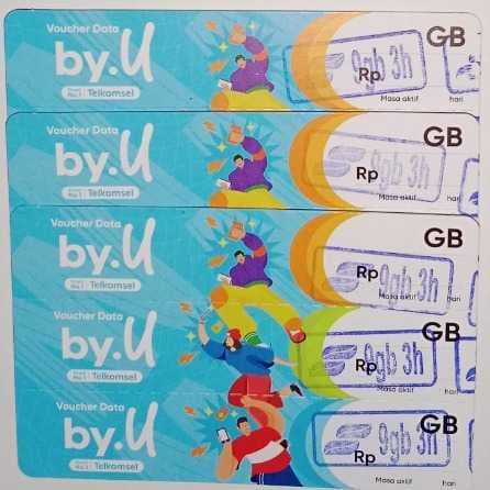 Voucher By.U 9GB 3h New