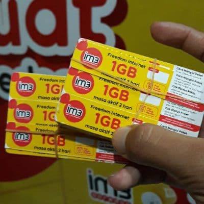 Voucher indosat 1gb/2hari