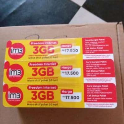 Voucher Indosat 3gb ORI jateng