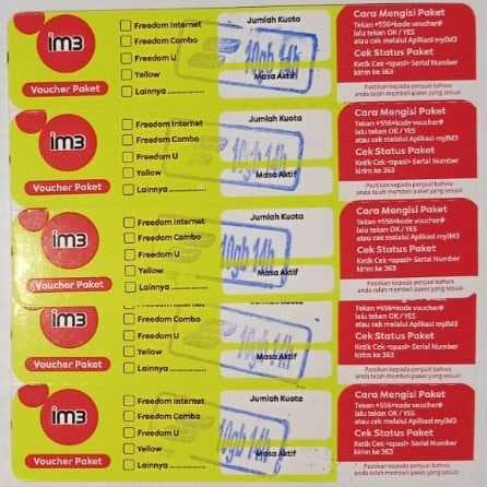 Voucher Indosat Fi 10GB 14h Pro
