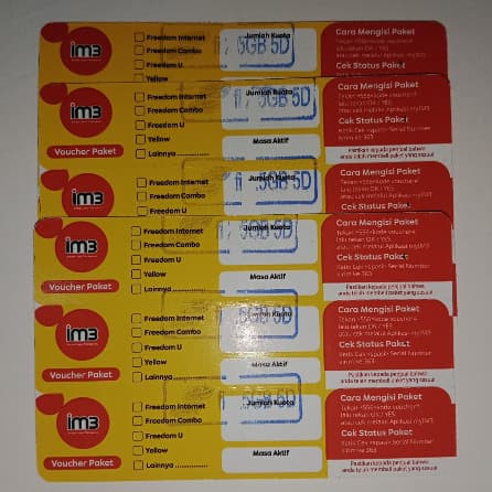 Voucher Indosat FIH 5gb 5h Ori Del 