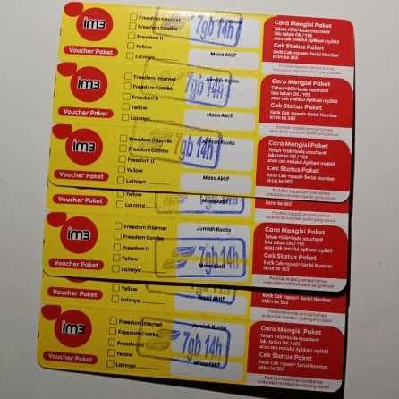 Voucher Indosat FIH 7GB 14h New
