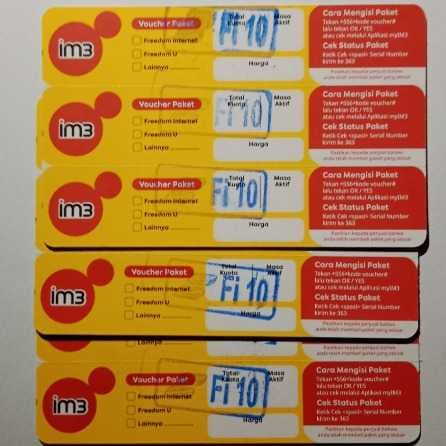 Voucher Indosat Freedom Internet 10GB New