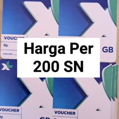 Voucher Kosong XL 200 SN 