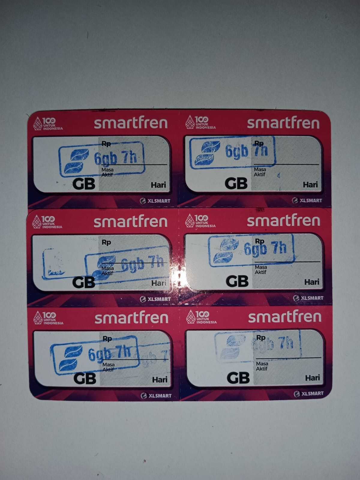 Voucher Smartfren 6gb 7h
