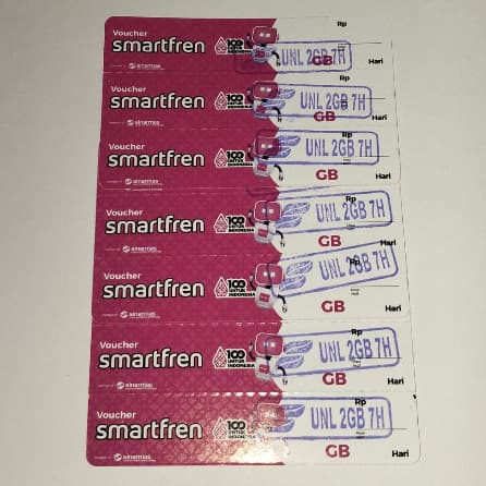 Voucher Smartfren NCJ Unl 3GB 7h new 