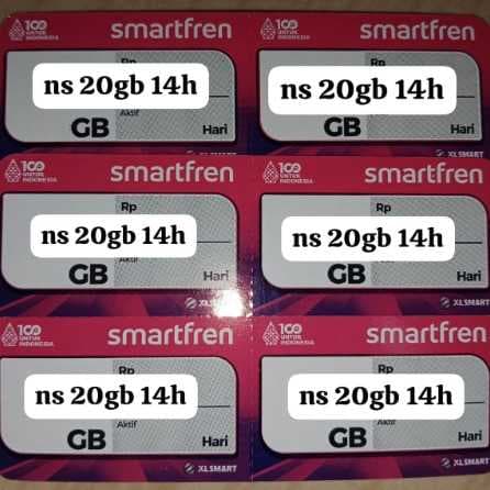 Voucher Smartfren Ns 20GB 14h 
