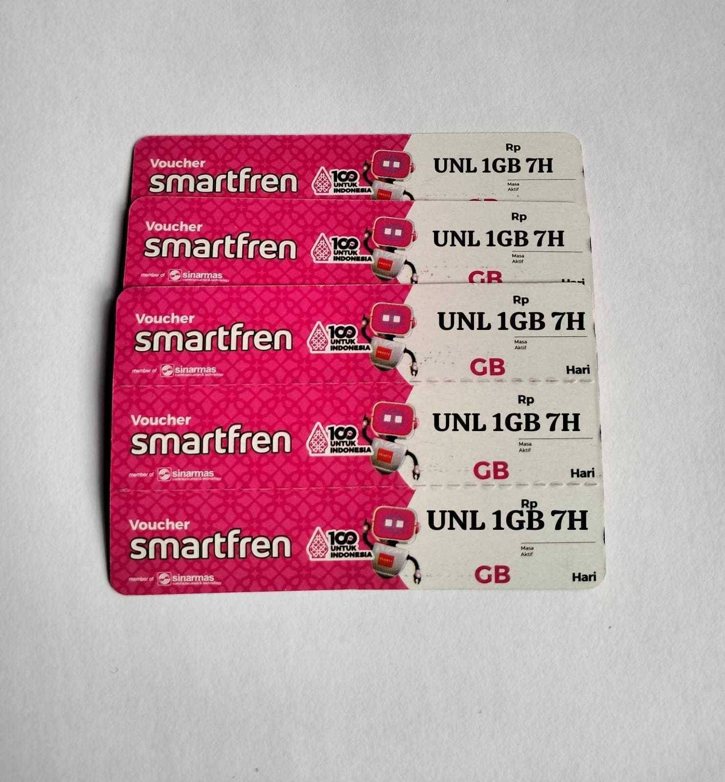 Voucher Smartfren SCJ Unl 2GB 7h new