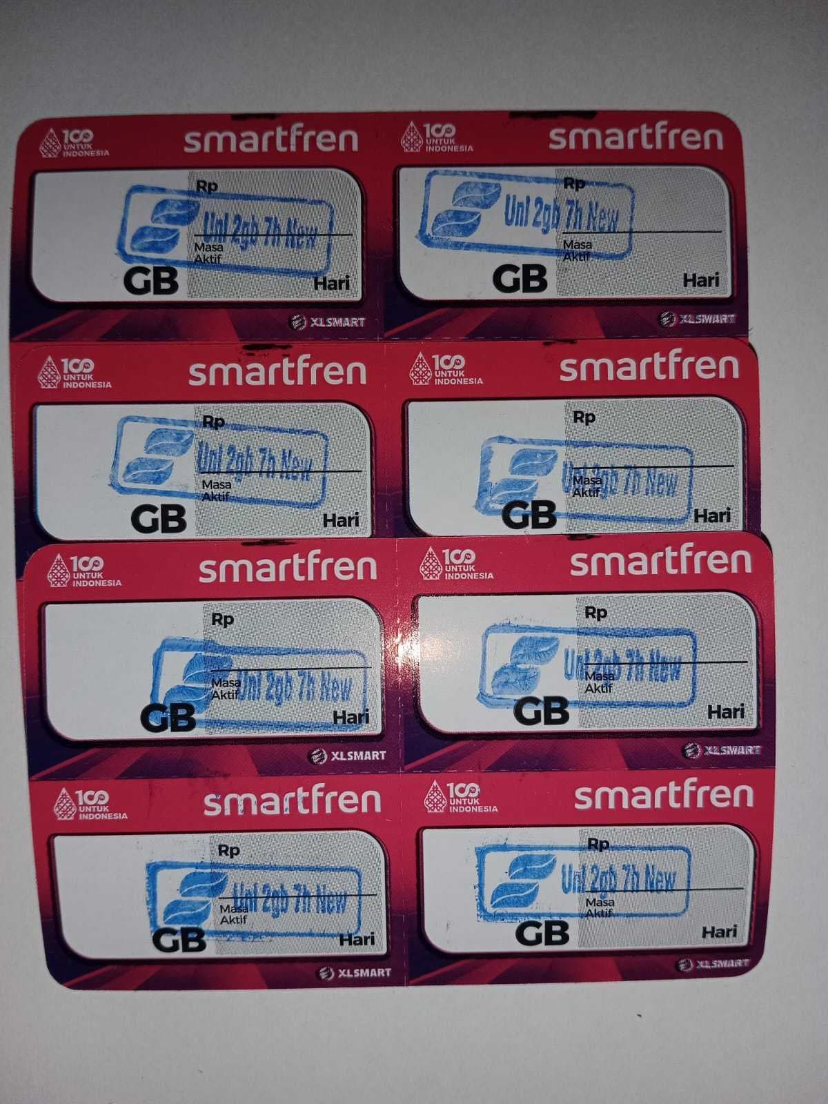 Voucher Smartfren Unl 2GB 7h new