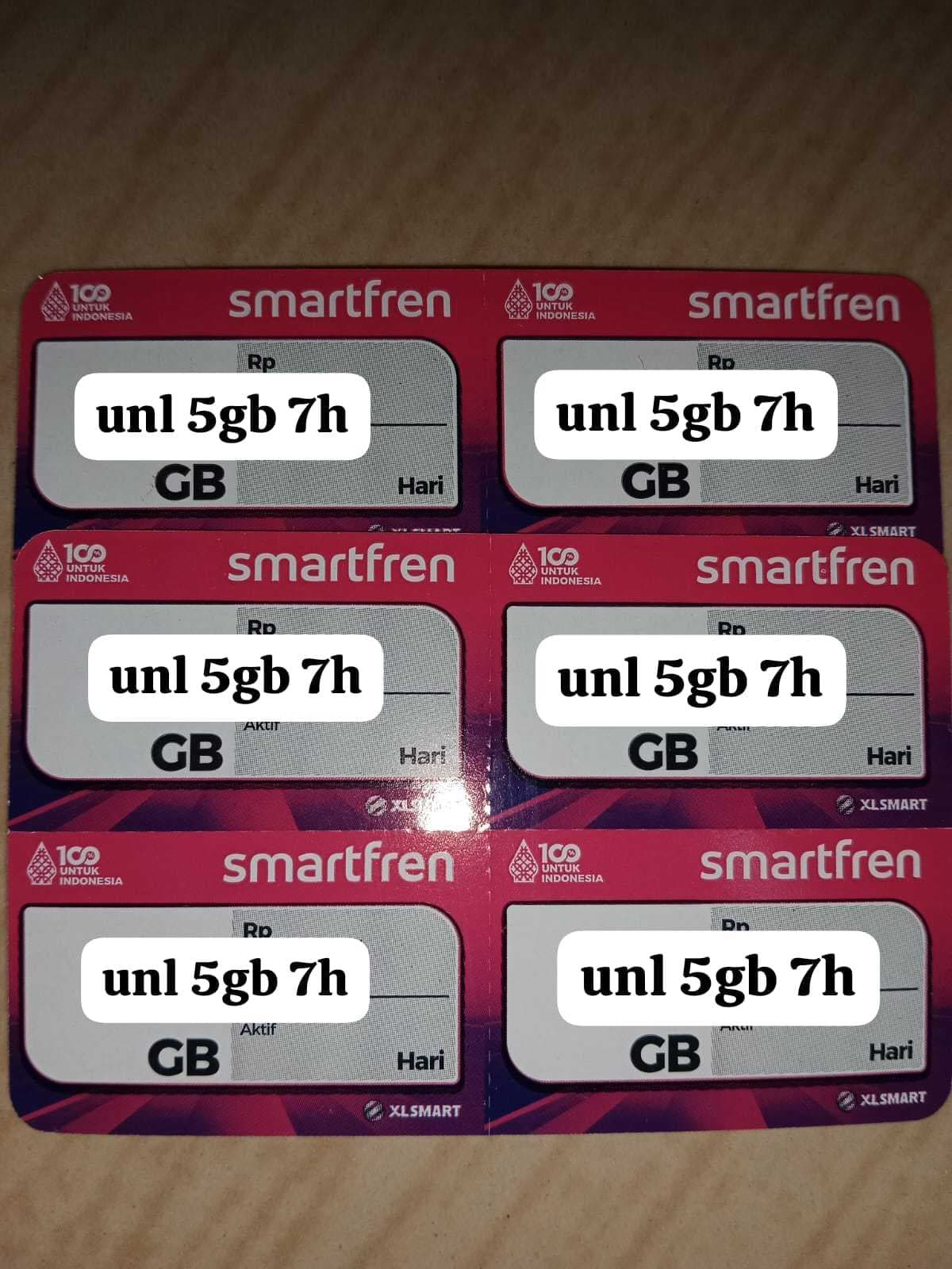 Voucher Smartfren Unl 5GB 7hari