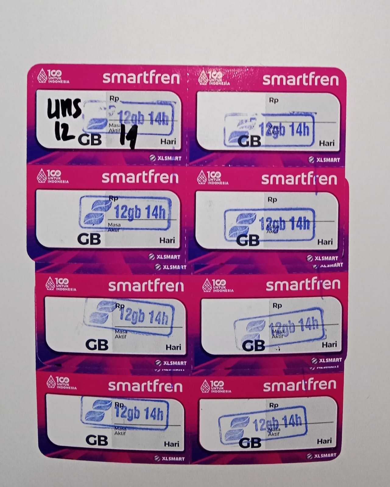 Voucher Smartfren Unl Ns 12GB 14h