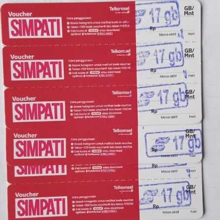 Voucher Telkomsel 17GB 28hari New