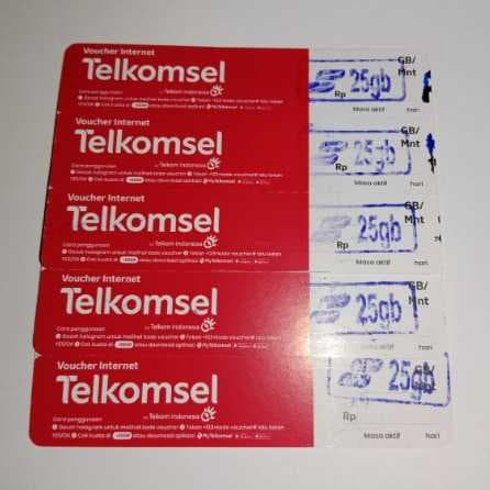 Voucher Telkomsel 25gb 28h New