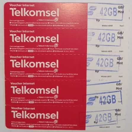 Voucher Telkomsel 42gb 28 hari new