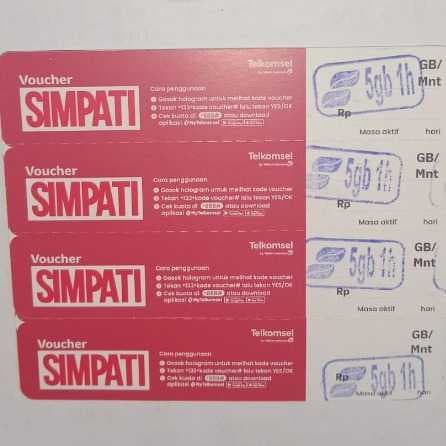 Voucher Telkomsel 5GB 1h New