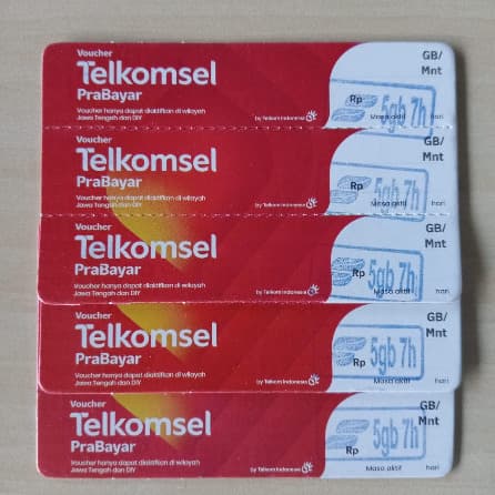 Voucher Telkomsel 5GB 7h New