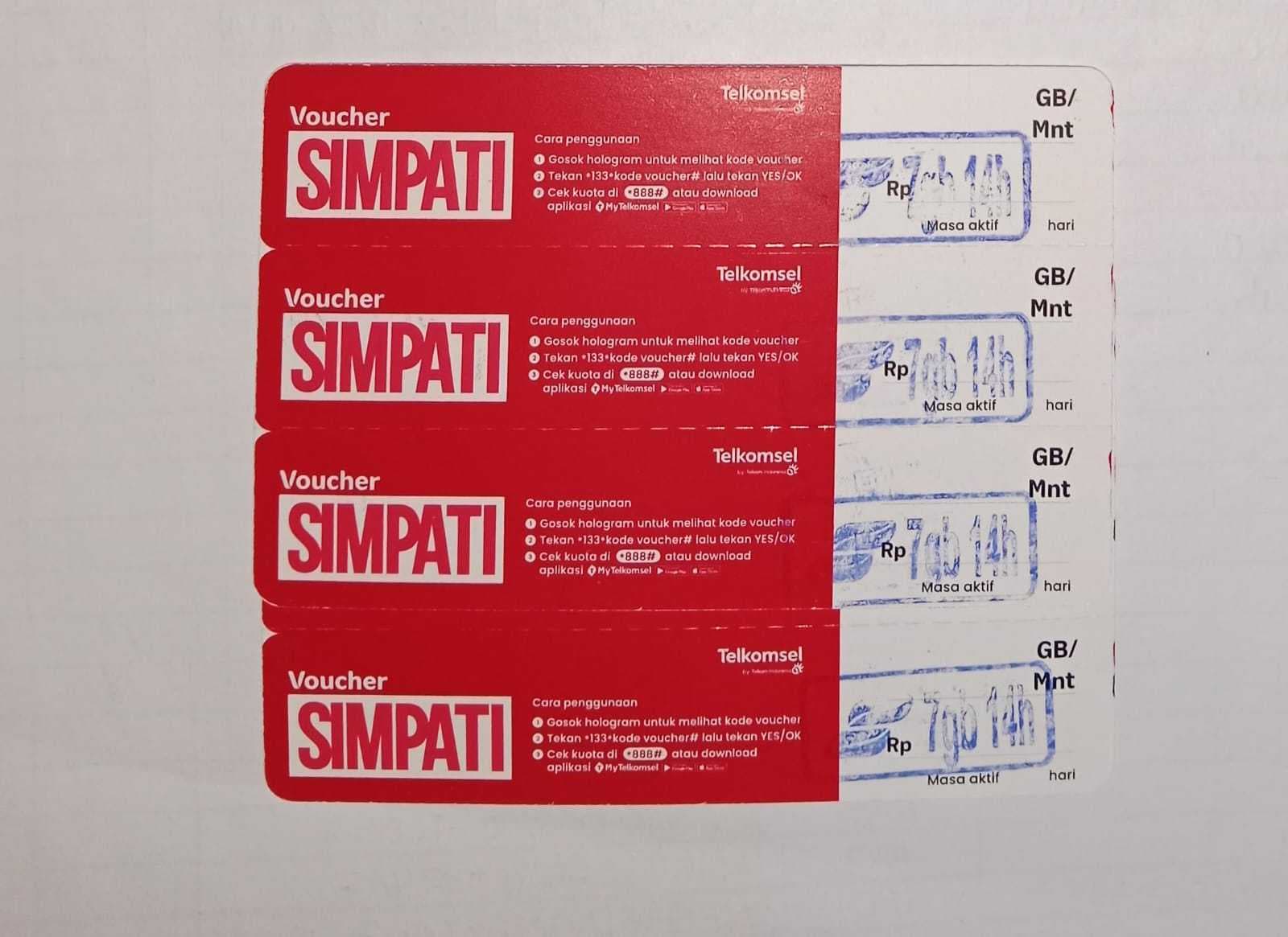 Voucher Telkomsel 7gb 14h