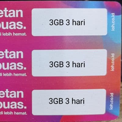 Voucher Tri 3 GB 3 hari