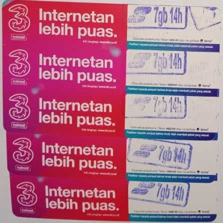 Voucher Tri Happy 7GB 14h