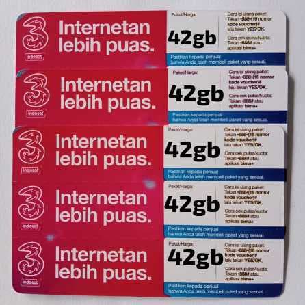Voucher Tri Happy 42gb