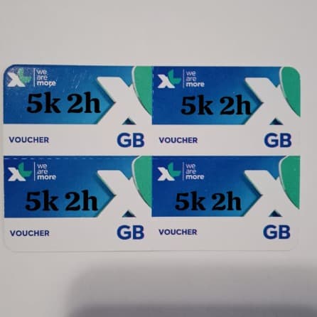 Voucher XL Bebas Puas 5k 2hari