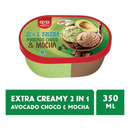 WALLS CEPUK 2IN1 AVOCADO CHO&MOCHA 350ML