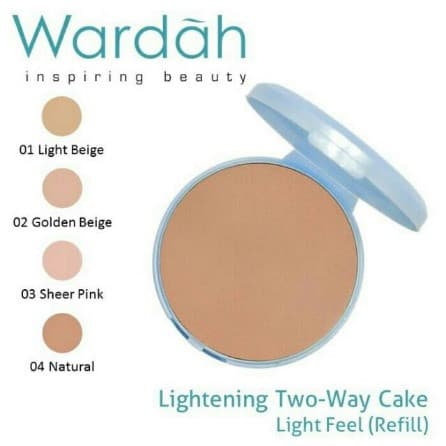 WARDAH LIGHTENING TWO WAY CAKE REFILL NO 1 12G