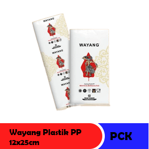 WAYANG PLASTIK PP  PCK 12X25cm