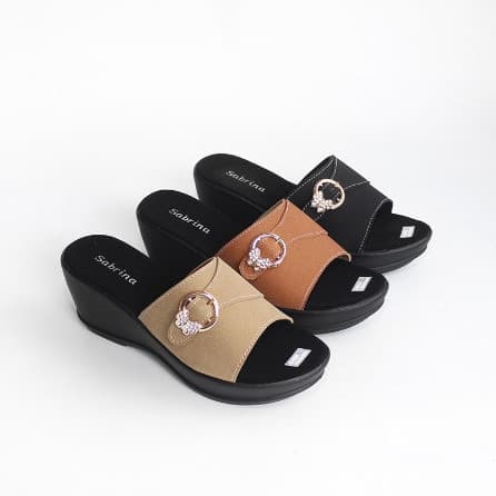 Wedges Sandal Kondangan Wanita 7CM