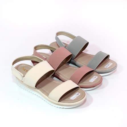Wedges Wanita Sepatu Sandal Tali Selop 5cm