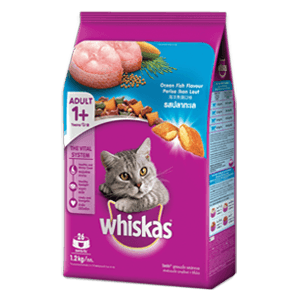 WHISKAS CAT FOOD POCKETS OCEAN FISH PCK 1.2kg