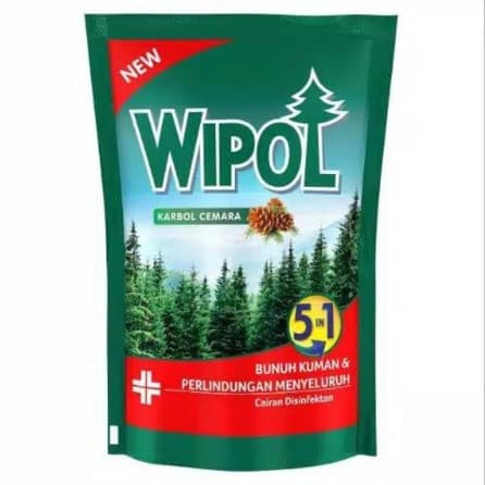 WIPOL KARBOL CEMARA REFILL 48x500ml
