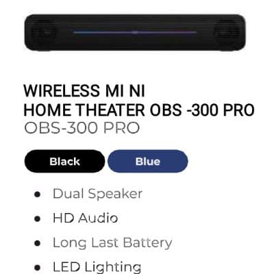 WIRELESS MI NI HOME TEATHER OBS-300 PRO