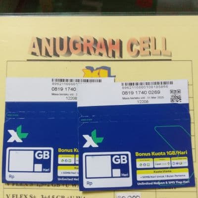 XL perdana kosong