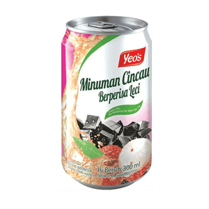 YEO'S DRINK GRASS JELLY LYCHEE KLG 300mL