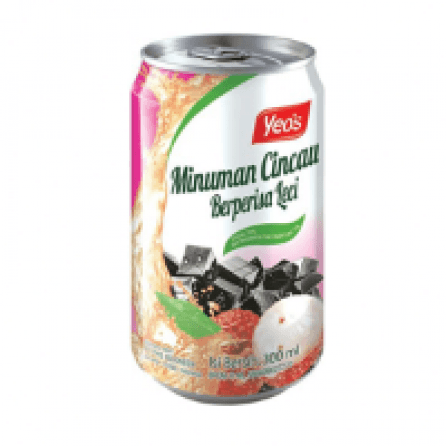 Yeo's Drink Grass Jelly Lychee Klg 300mL
