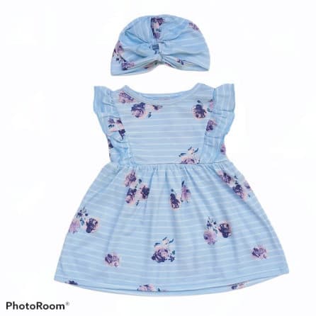 YUMI Turban Dress Bayi + Turban 0 - 18 Bulan